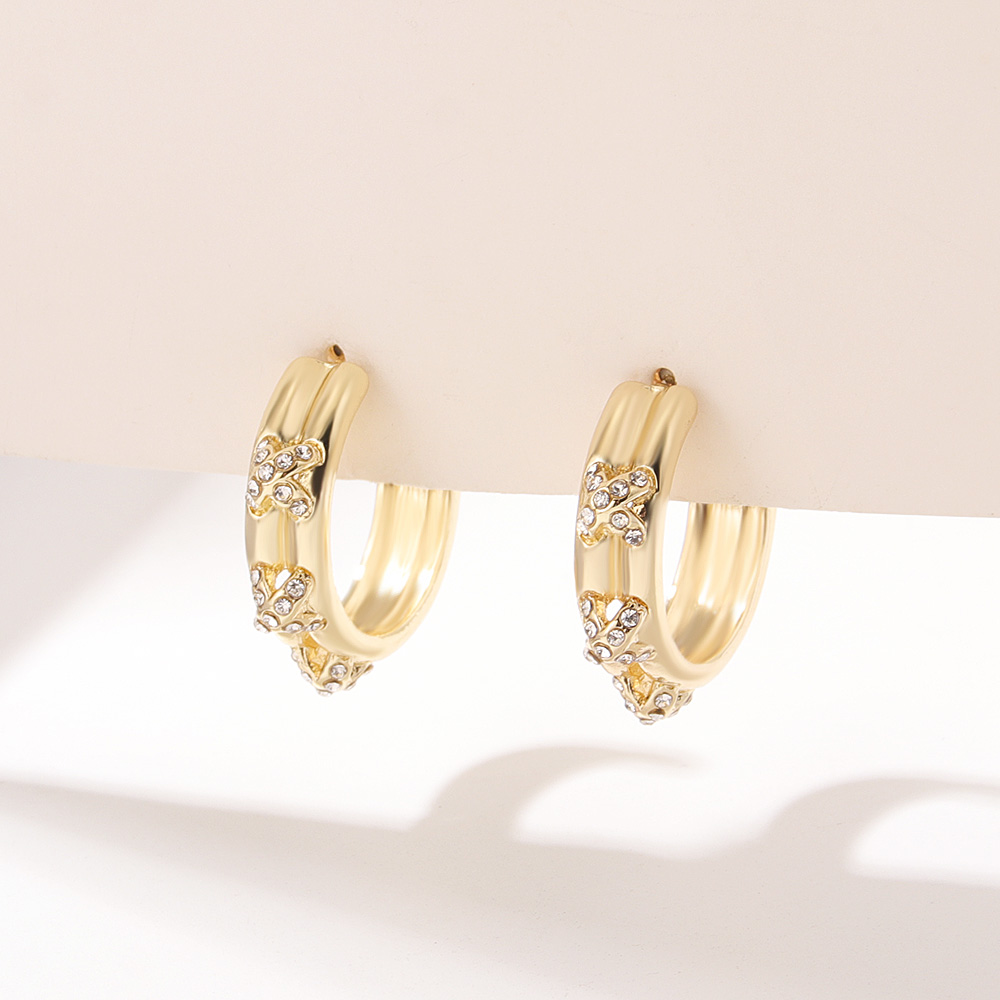 Fashion Geometric Alloy Plating Womenu0027S Ear Studs 1 Pair