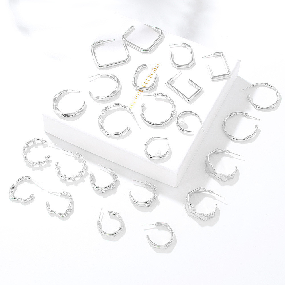 Fashion Geometric Alloy Plating Womenu0027S Ear Studs 1 Pair