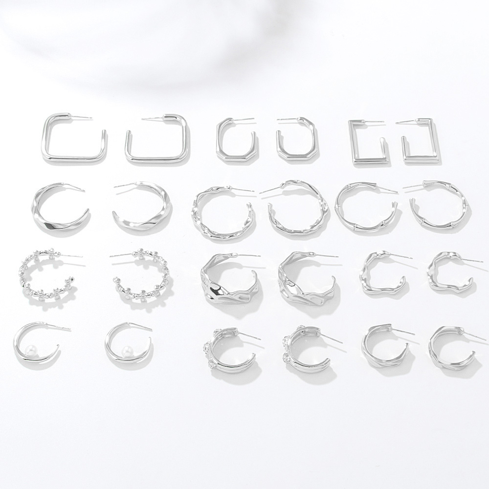 Fashion Geometric Alloy Plating Womenu0027S Ear Studs 1 Pair