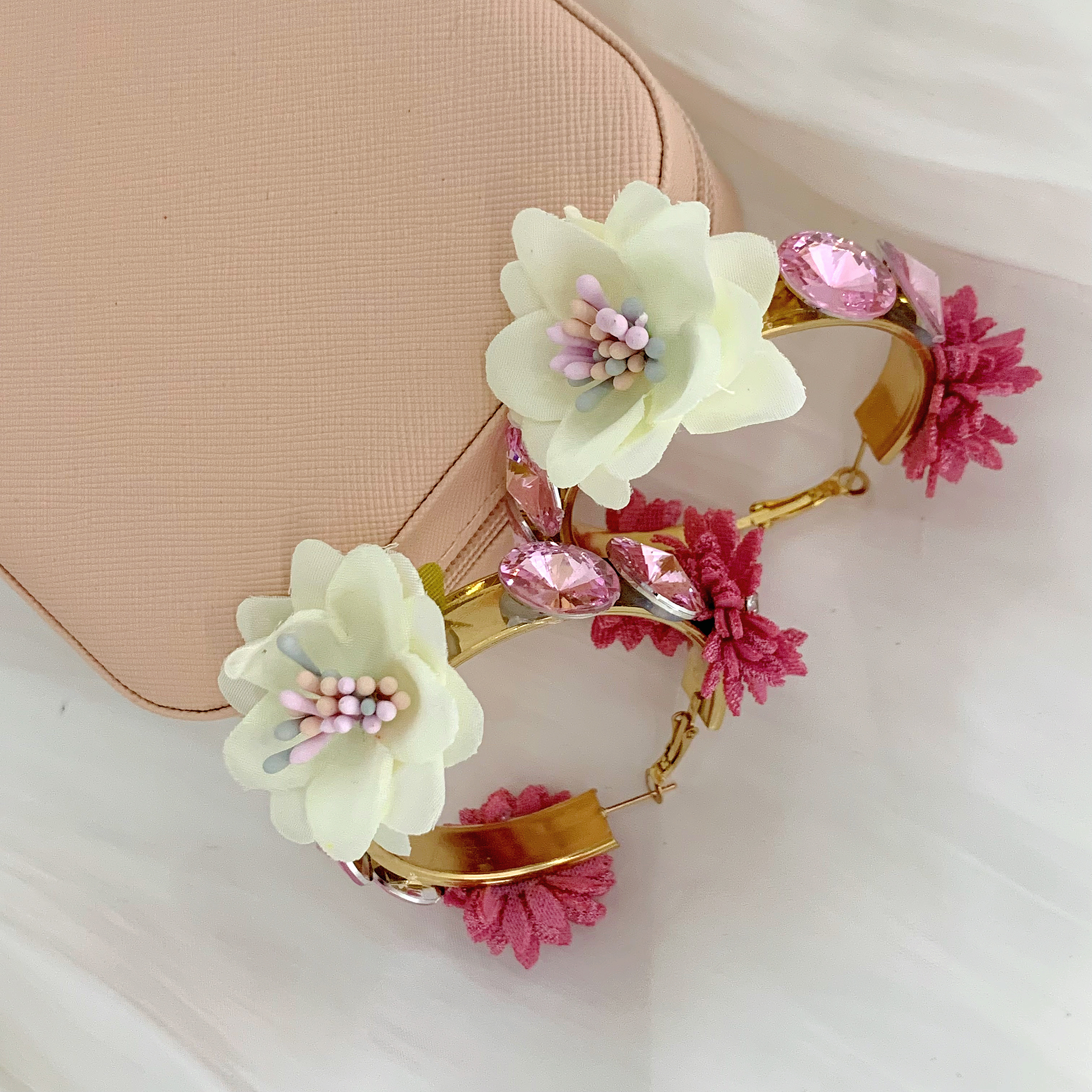 Sweet Flower Alloy Womenu0027S Earrings 1 Pair