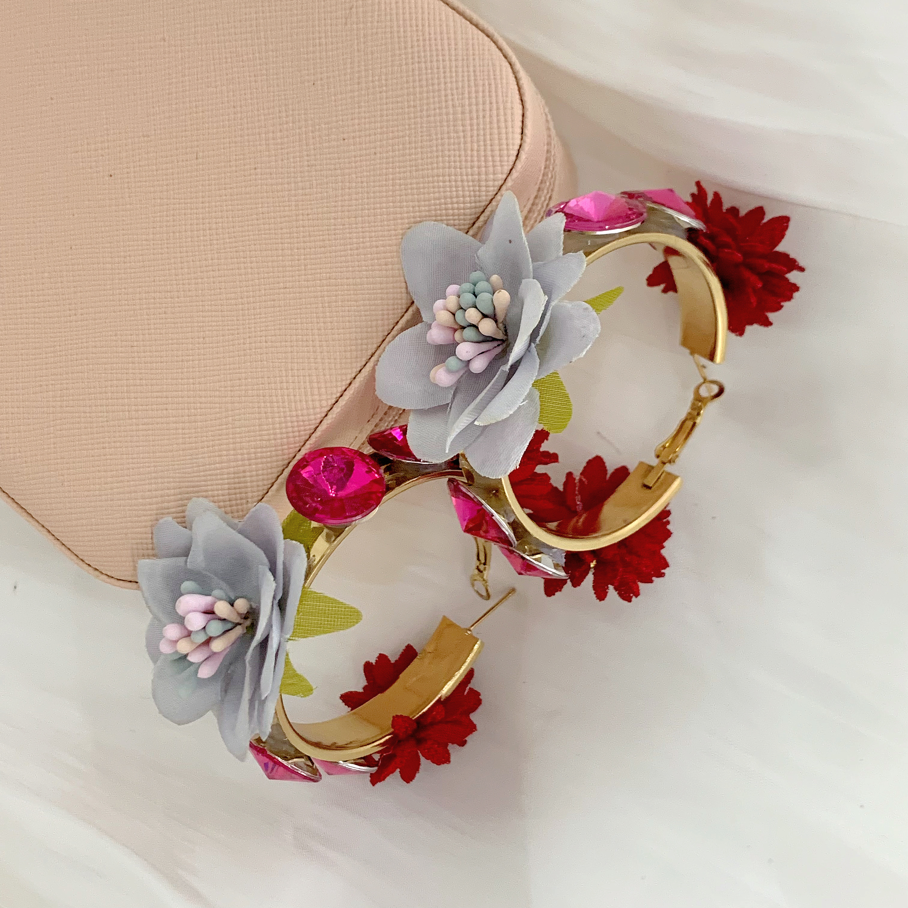 Sweet Flower Alloy Womenu0027S Earrings 1 Pair