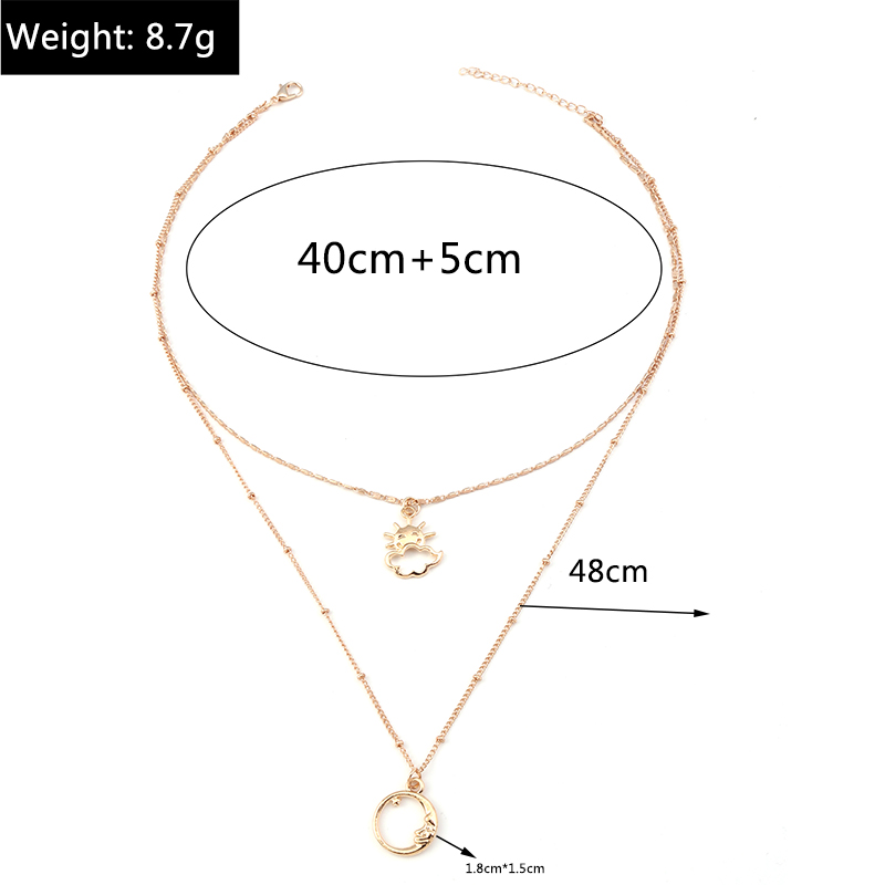 Simple Style Round Alloy Womenu0027S Necklace