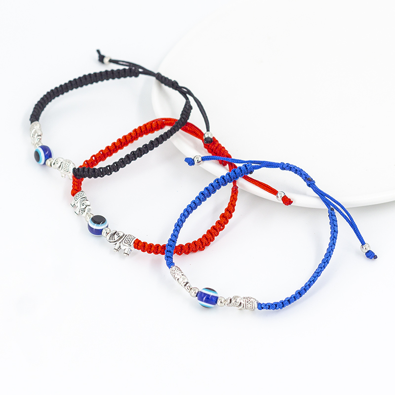 Fashion Eye rope Beaded Unisex Bracelets 1 Piece