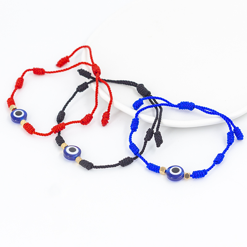 Fashion Eye rope Beaded Unisex Bracelets 1 Piece