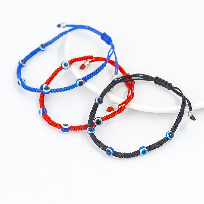 Fashion Eye rope Beaded Unisex Bracelets 1 Piece