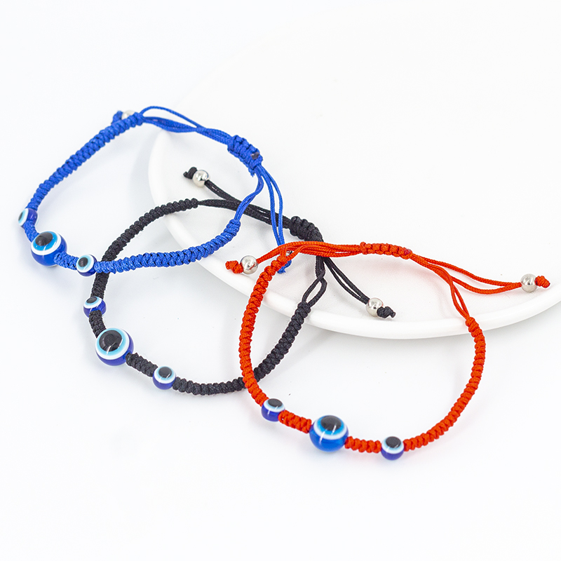 Fashion Eye rope Beaded Unisex Bracelets 1 Piece