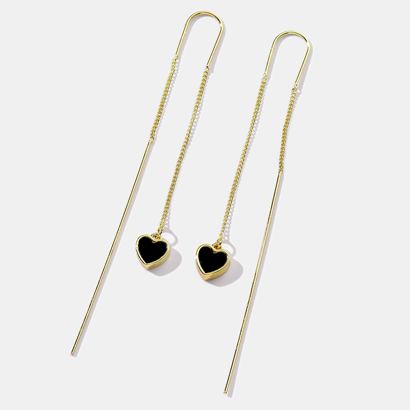 Fashion Heart Shape Alloy Chain Womenu0027S Ear hook 1 Piece