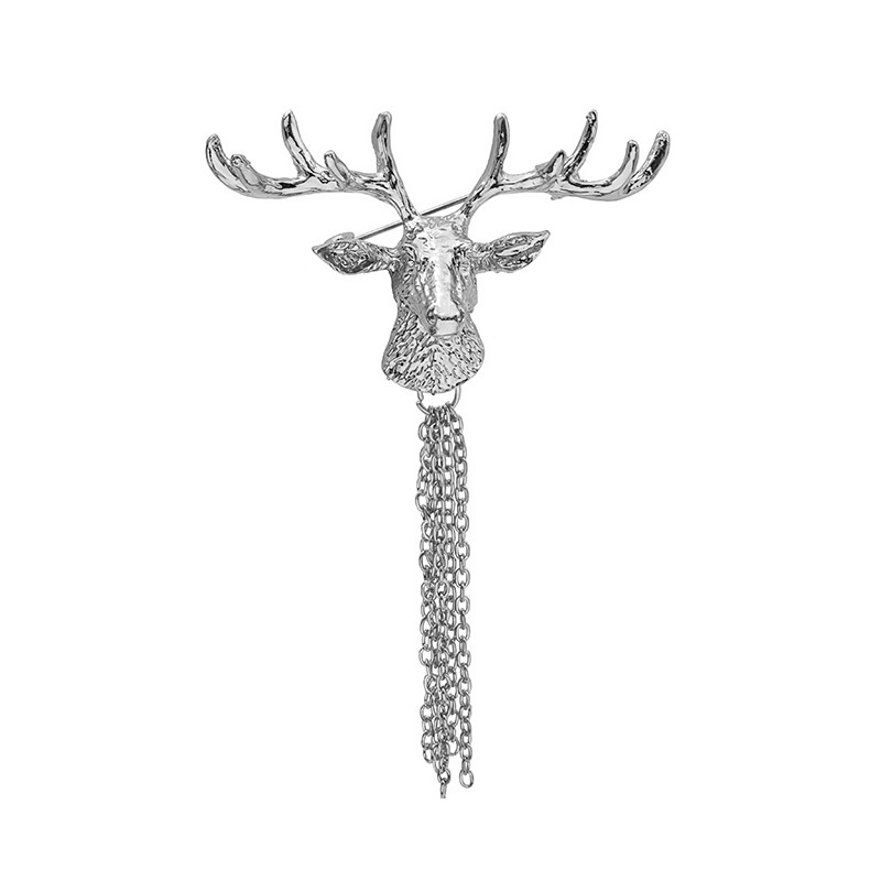 Fashion Elk Alloy Tassel Plating Unisex Brooches