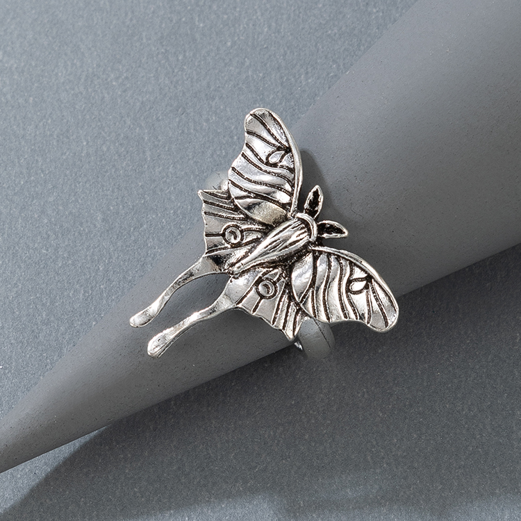 Simple Style Dragonfly Butterfly Alloy Plating Unisex Open Ring Rings 1 Piece