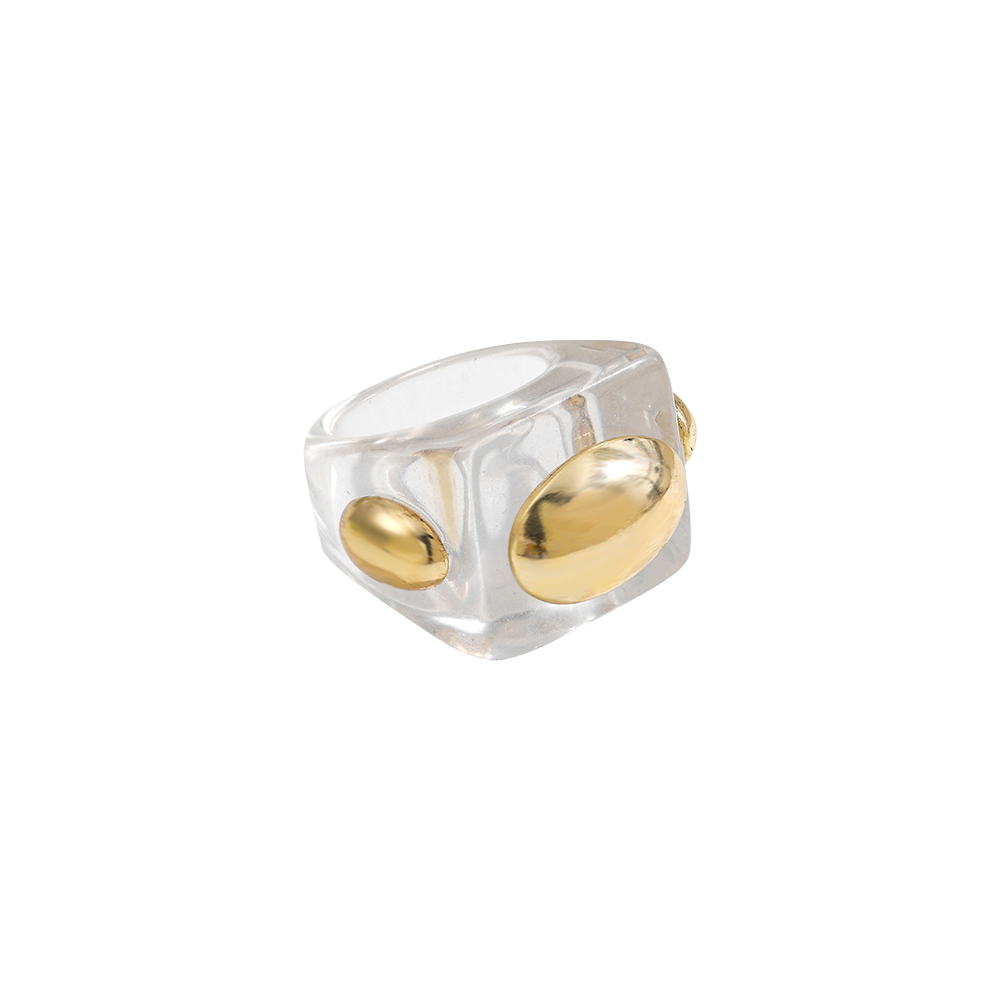 Simple Style Geometric Plastic Alloy Womenu0027S Rings 1 Piece