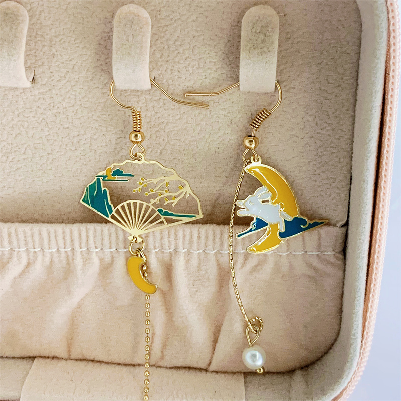 Fashion Owl Alloy Inlay Artificial Gemstones Unisex Rings Earrings