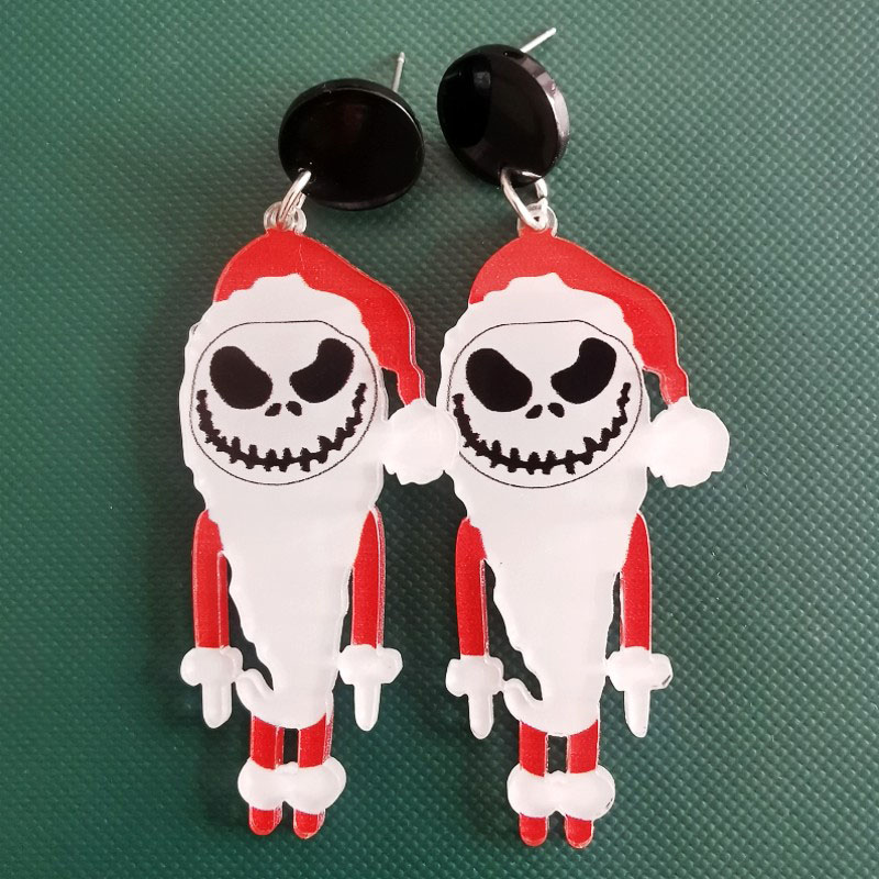 Funny Santa Claus Arylic Womenu0027S Drop Earrings 1 Pair