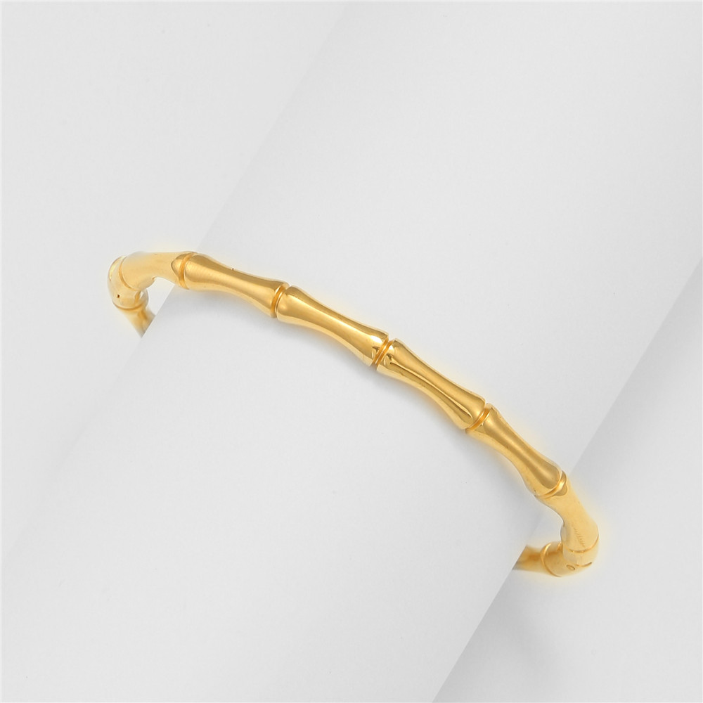 Simple Style Solid Color Alloy Plating Womenu0027S Bangle 1 Piece