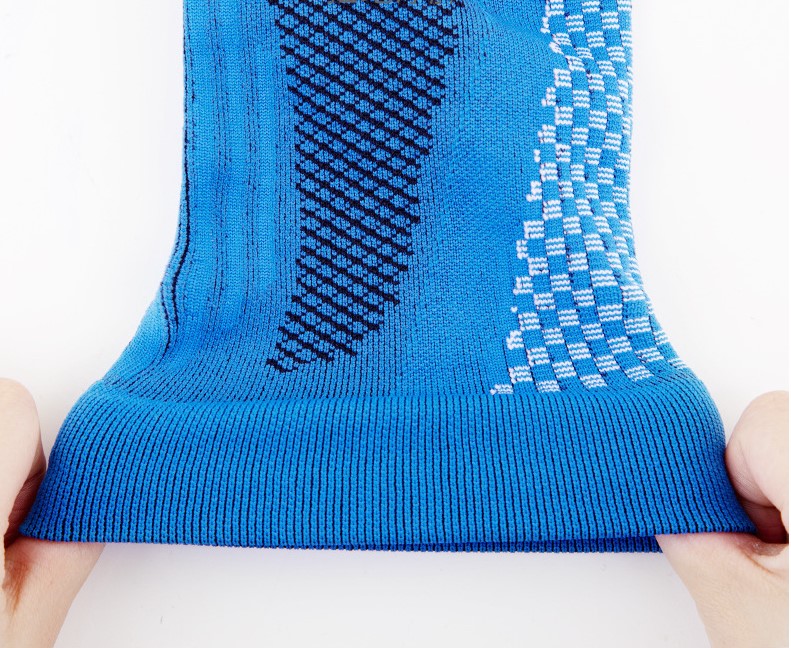 Unisex Sports Color Block Nylon Jacquard Crew Socks