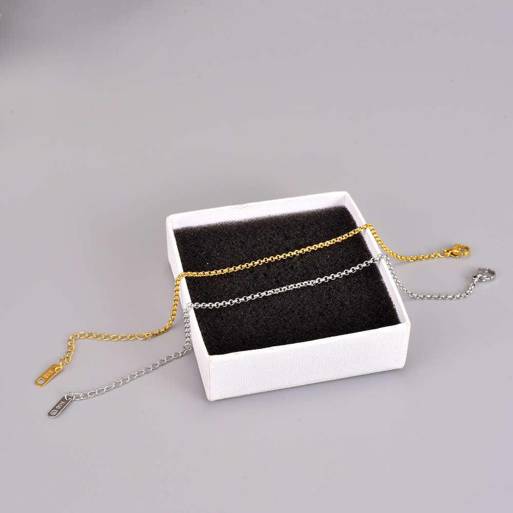 Simple Style Geometric Titanium Steel Plating Bracelets 1 Piece