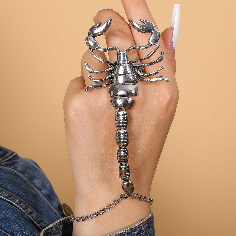 Punk Scorpion Alloy Unisex Bracelets 1 Piece