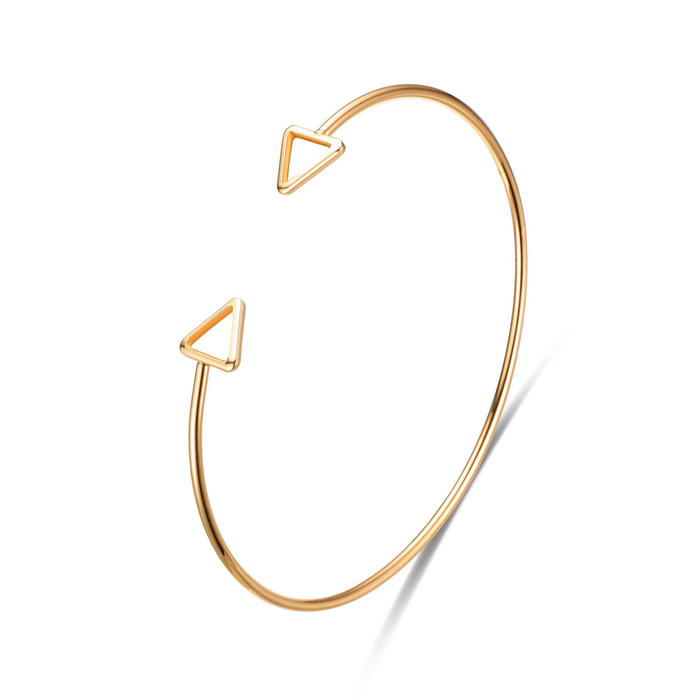 Simple Style Geometric Copper Bangle 1 Piece