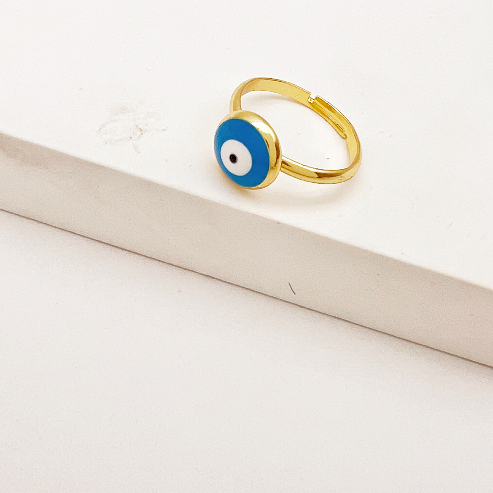 Simple Style Devilu0027S Eye Alloy Enamel Unisex Rings