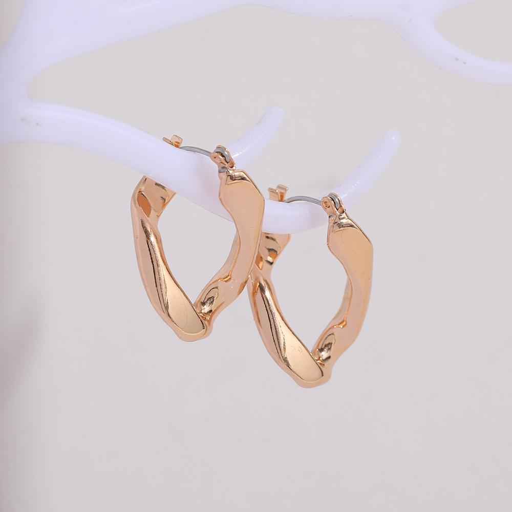 Simple Style Irregular Alloy Plating Womenu0027S Drop Earrings 1 Pair