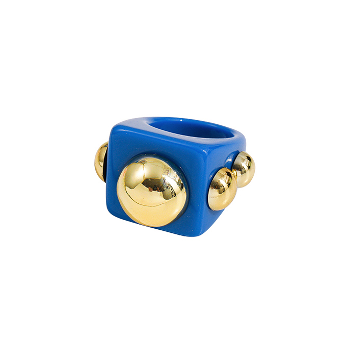 Simple Style Synthetic Resin Womenu0027S Rings 1 Piece