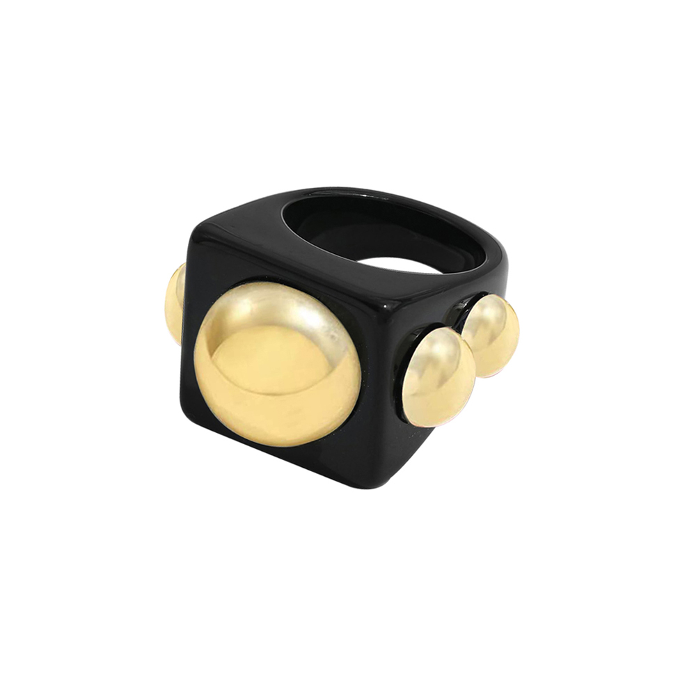 Simple Style Synthetic Resin Womenu0027S Rings 1 Piece