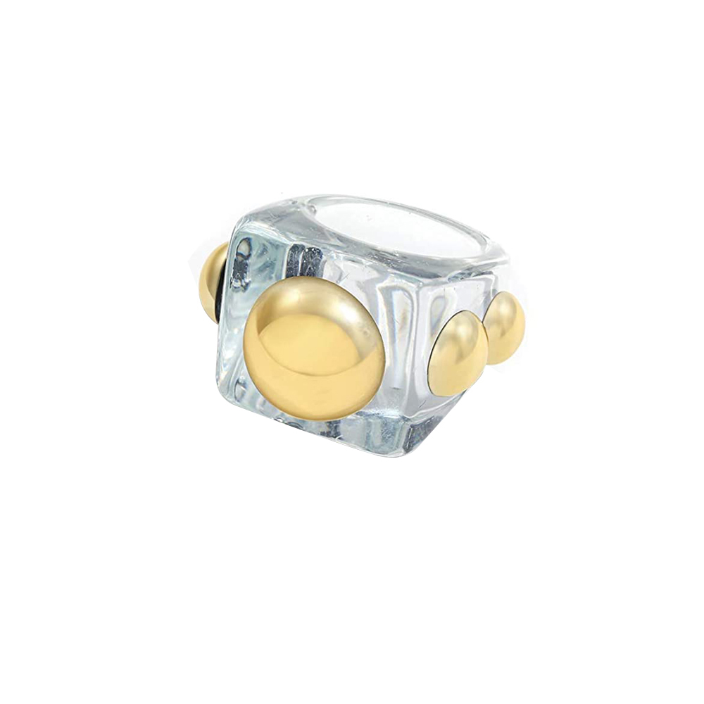 Simple Style Synthetic Resin Womenu0027S Rings 1 Piece