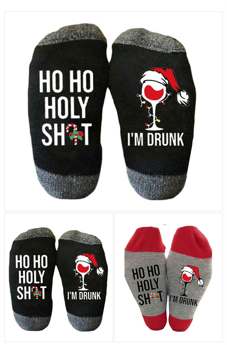 Unisex Simple Style Letter Cotton Crew Socks