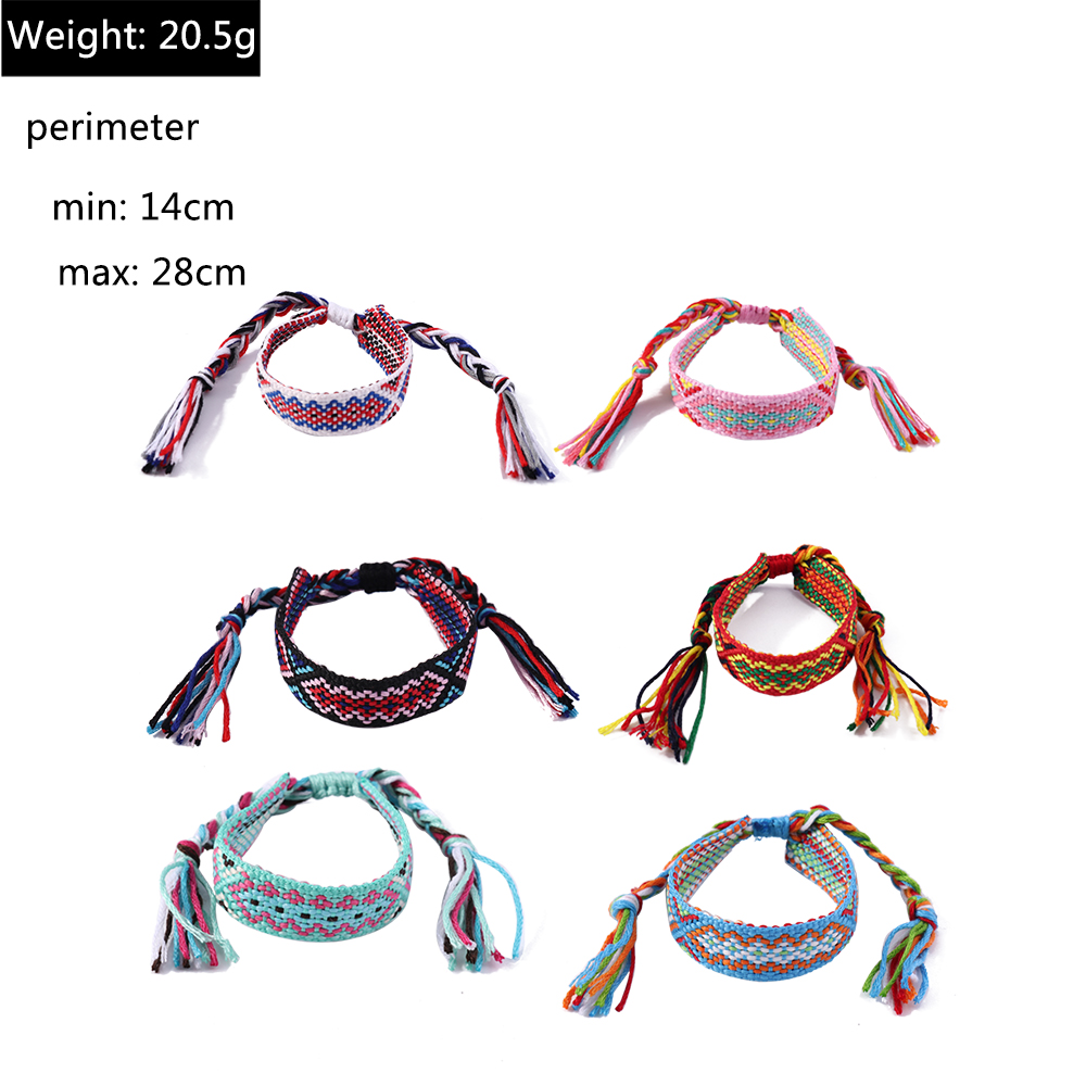 Cute Retro Sweet Geometric rope Knitting Womenu0027S Bracelets 1 Piece