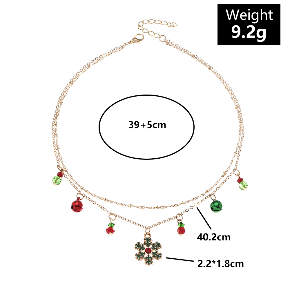 Sweet Snowflake Alloy Patchwork Artificial Crystal Womenu0027S Pendant Necklace 1 Piece