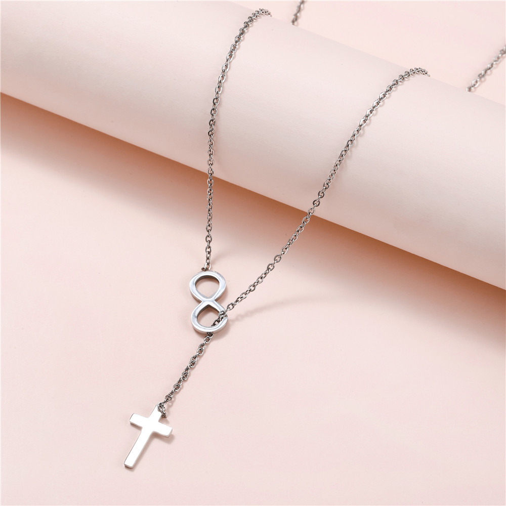 Fashion Cross Alloy Plating Womenu0027S Pendant Necklace 1 Piece