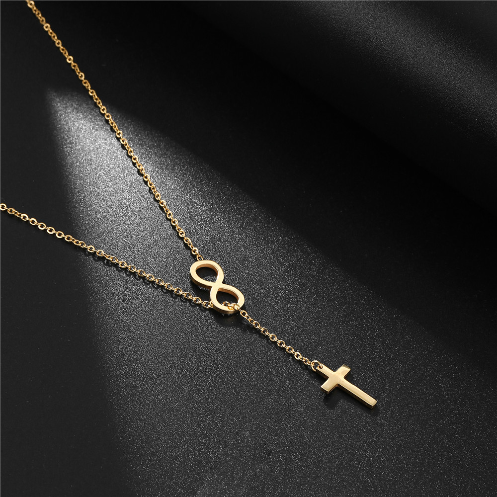 Fashion Cross Alloy Plating Womenu0027S Pendant Necklace 1 Piece