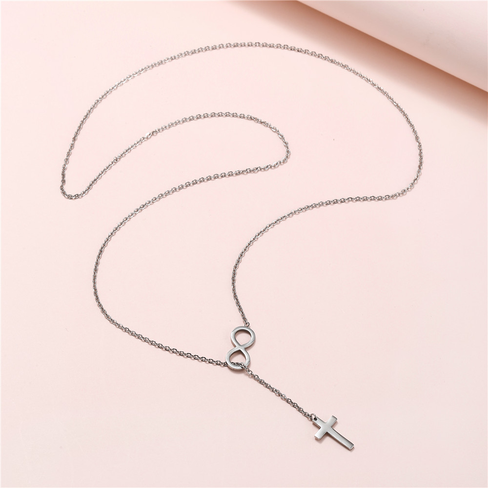 Fashion Cross Alloy Plating Womenu0027S Pendant Necklace 1 Piece