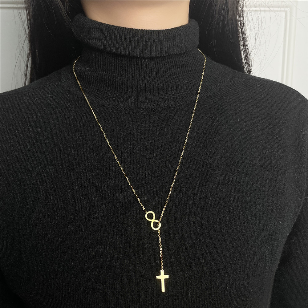 Fashion Cross Alloy Plating Womenu0027S Pendant Necklace 1 Piece