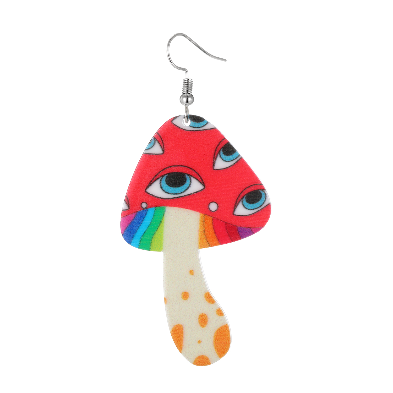 Fashion Eye Mushroom Arylic Womenu0027S Drop Earrings 1 Pair