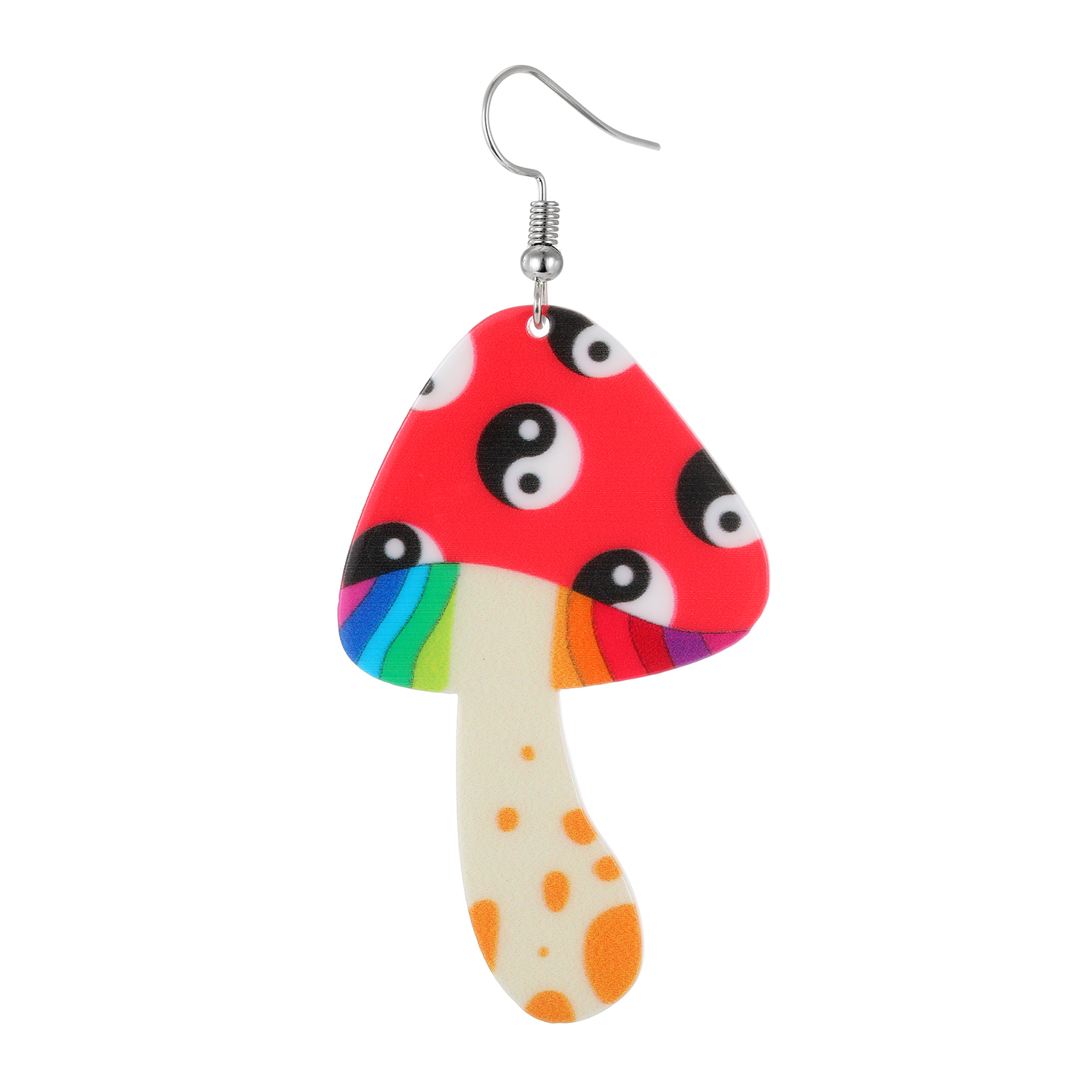 Fashion Eye Mushroom Arylic Womenu0027S Drop Earrings 1 Pair