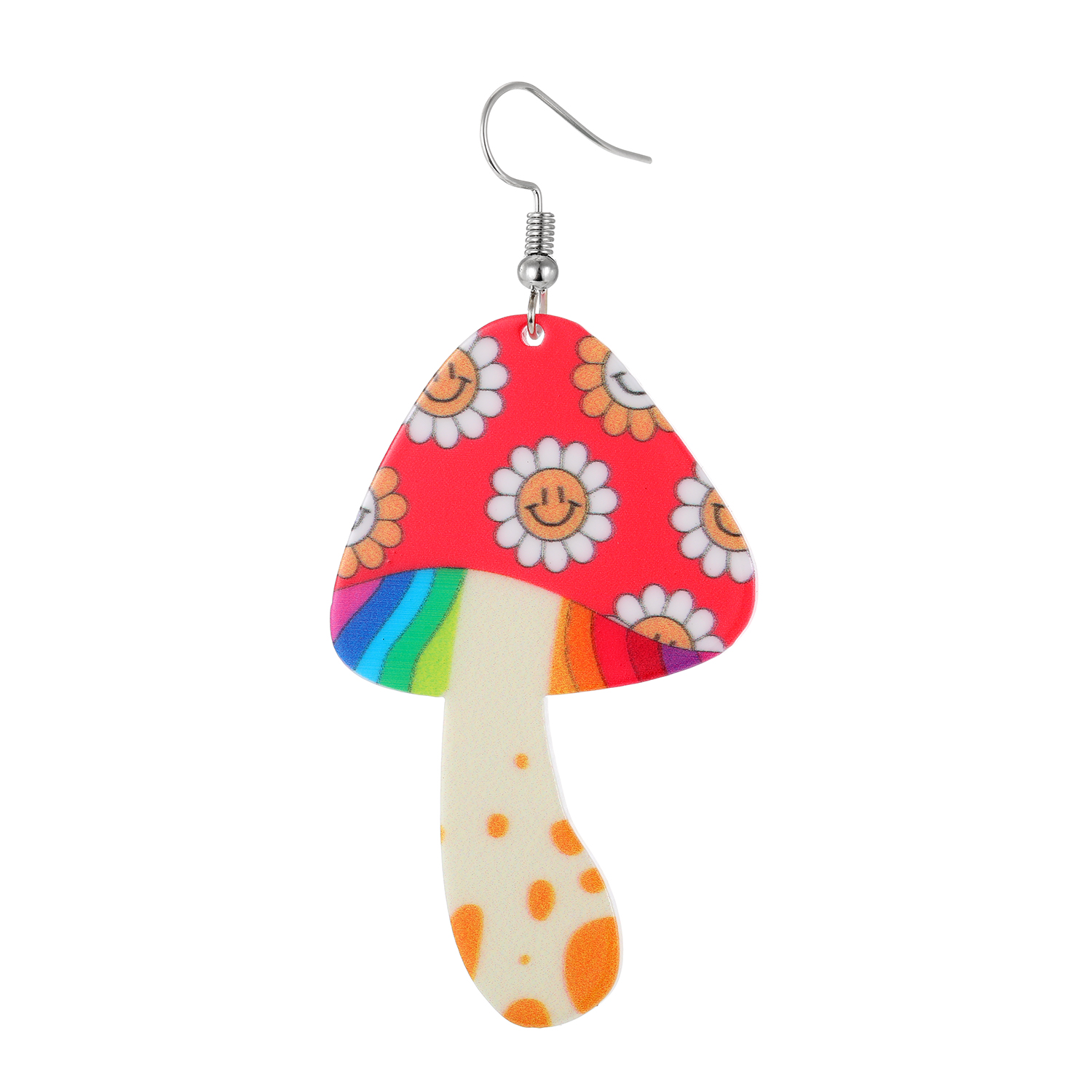 Fashion Eye Mushroom Arylic Womenu0027S Drop Earrings 1 Pair