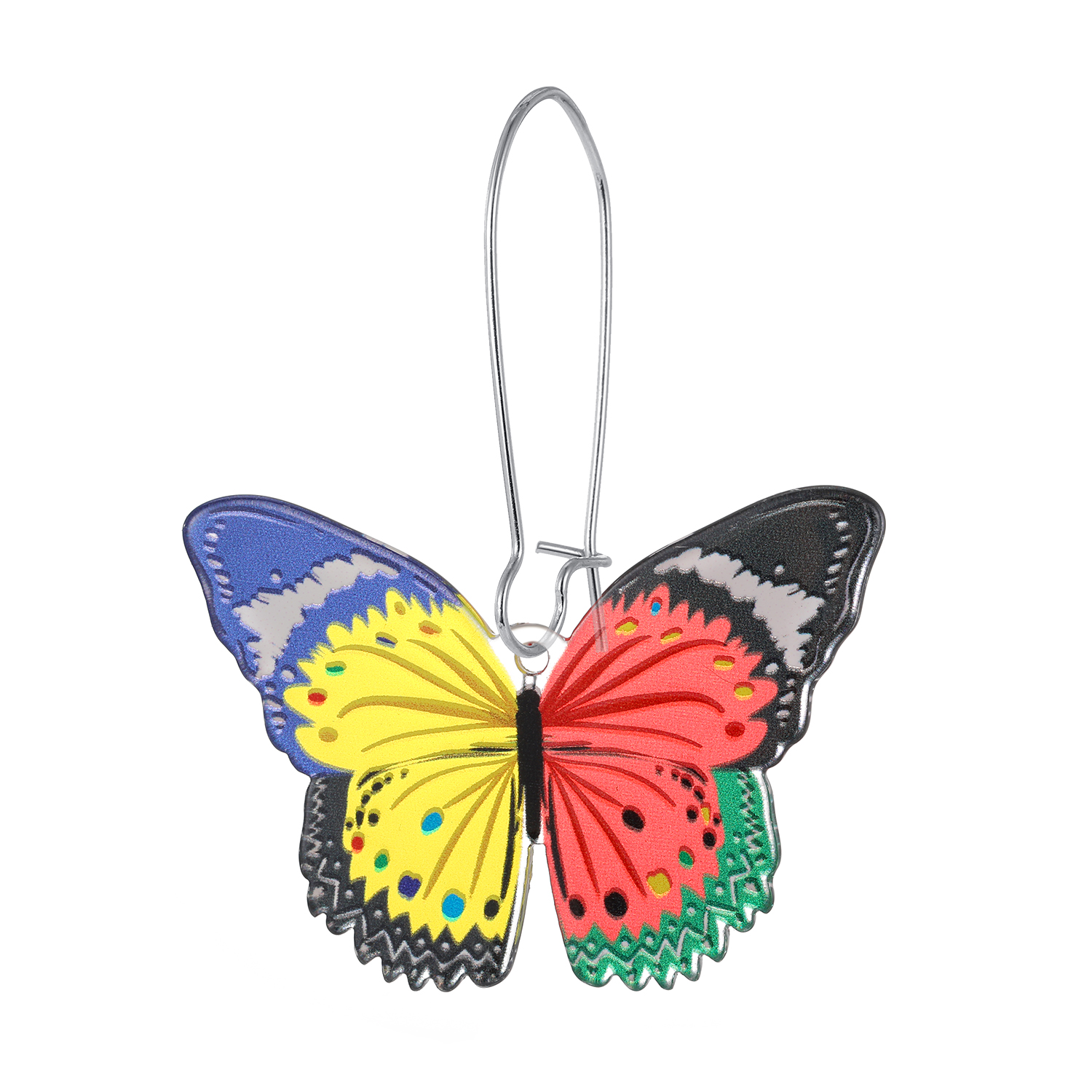 Ethnic Style Butterfly Plastic Resin Womenu0027S Drop Earrings 1 Pair