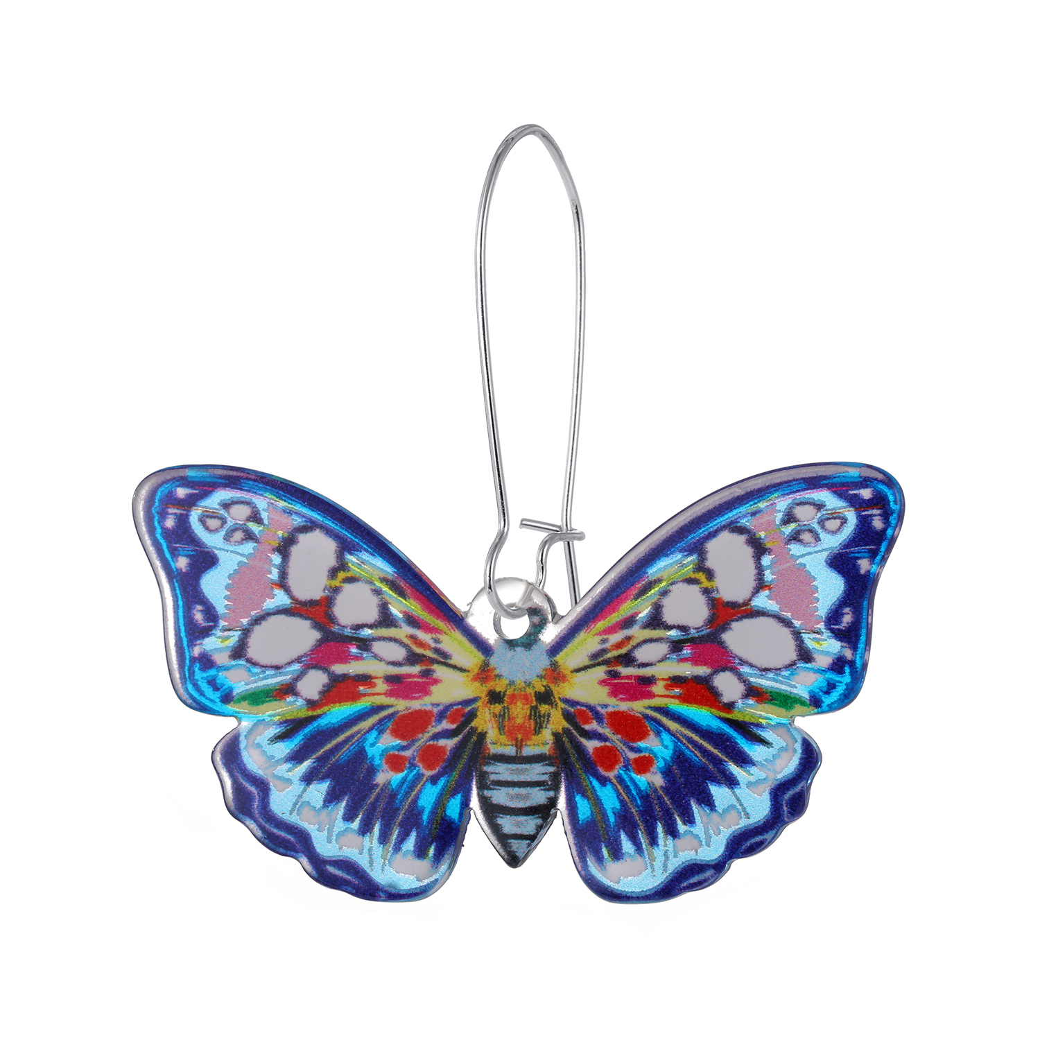 Ethnic Style Butterfly Plastic Resin Womenu0027S Drop Earrings 1 Pair