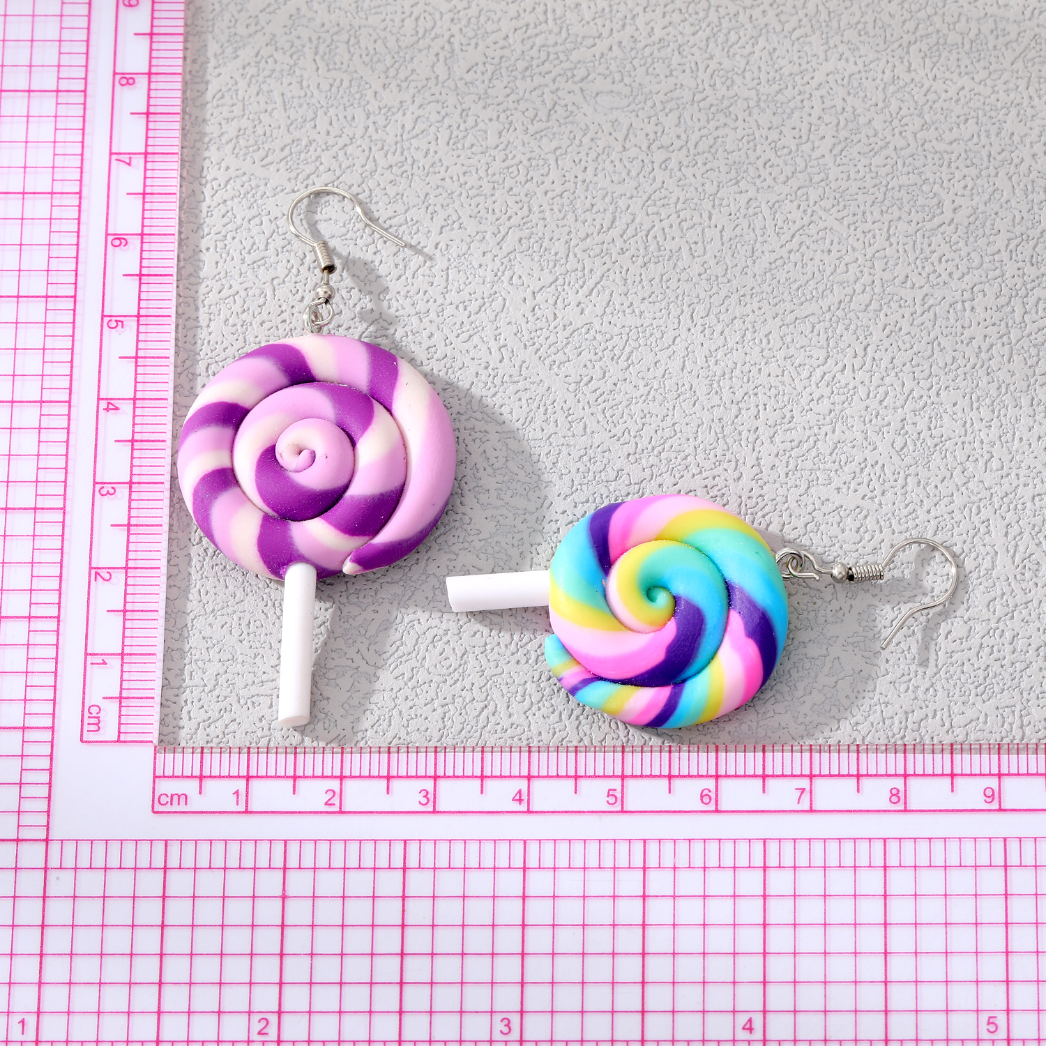 Cute lollipop Resin soft clay Womenu0027S Drop Earrings 1 Pair