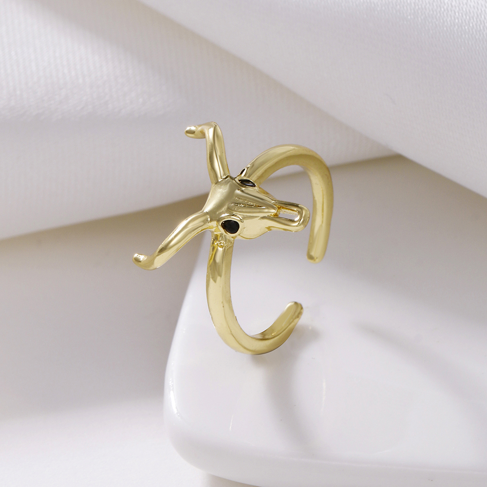 Fashion Cattle Alloy Plating Womenu0027S Open Ring 1 Piece