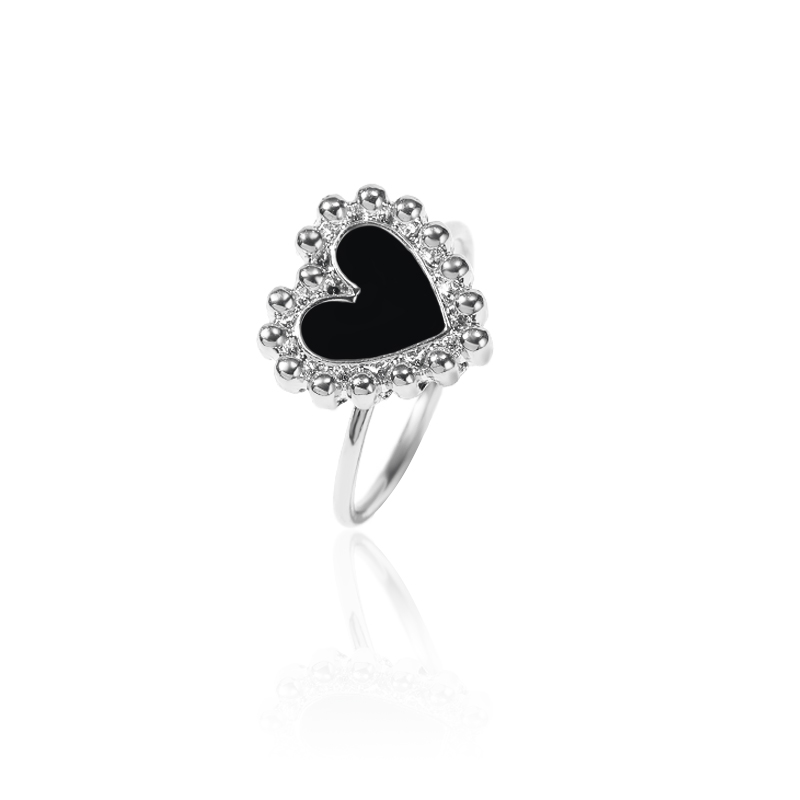 Fashion Heart Shape Alloy Womenu0027S Rings 1 Piece