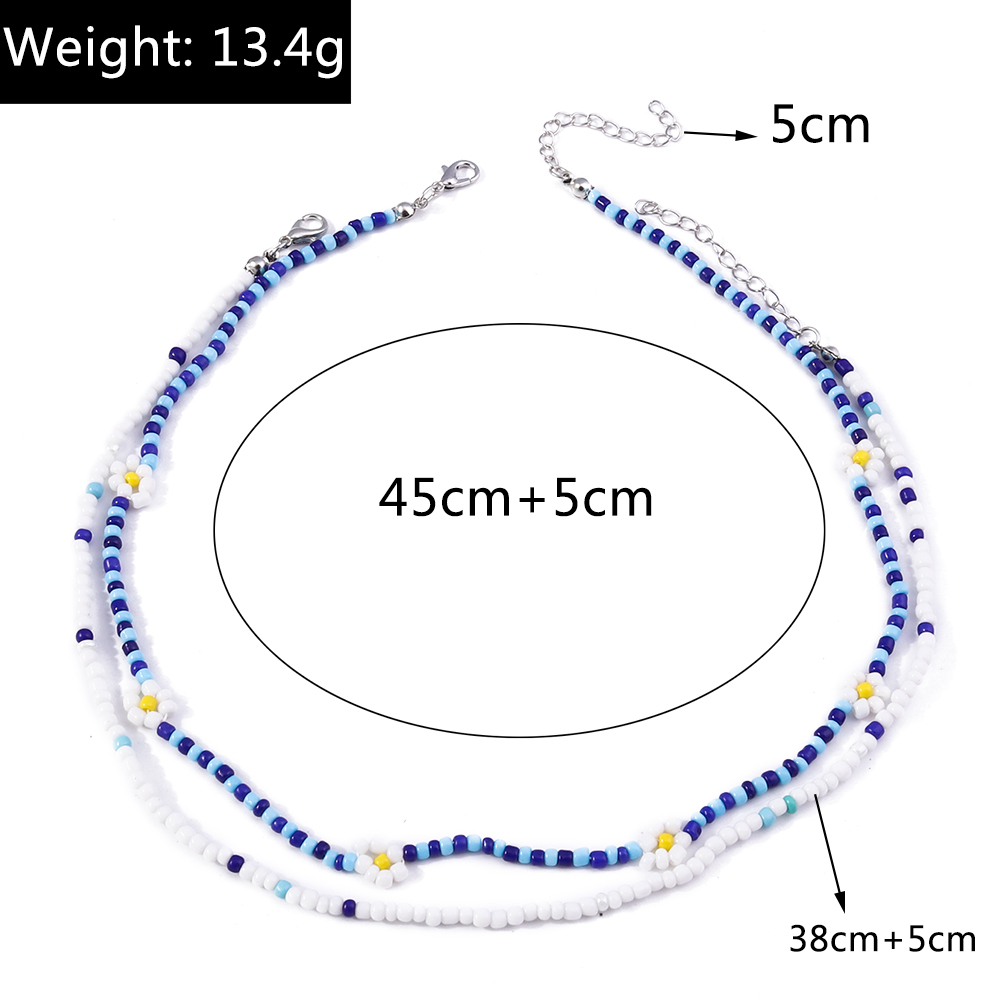 Fashion Colorful Beaded Womenu0027S Layered Necklaces 1 Piece