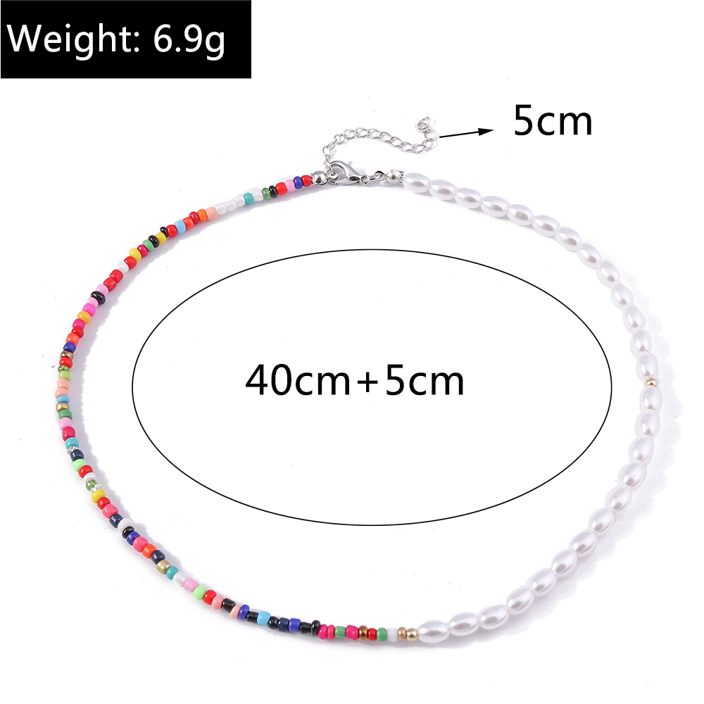 Fashion Colorful Beaded Womenu0027S Layered Necklaces 1 Piece