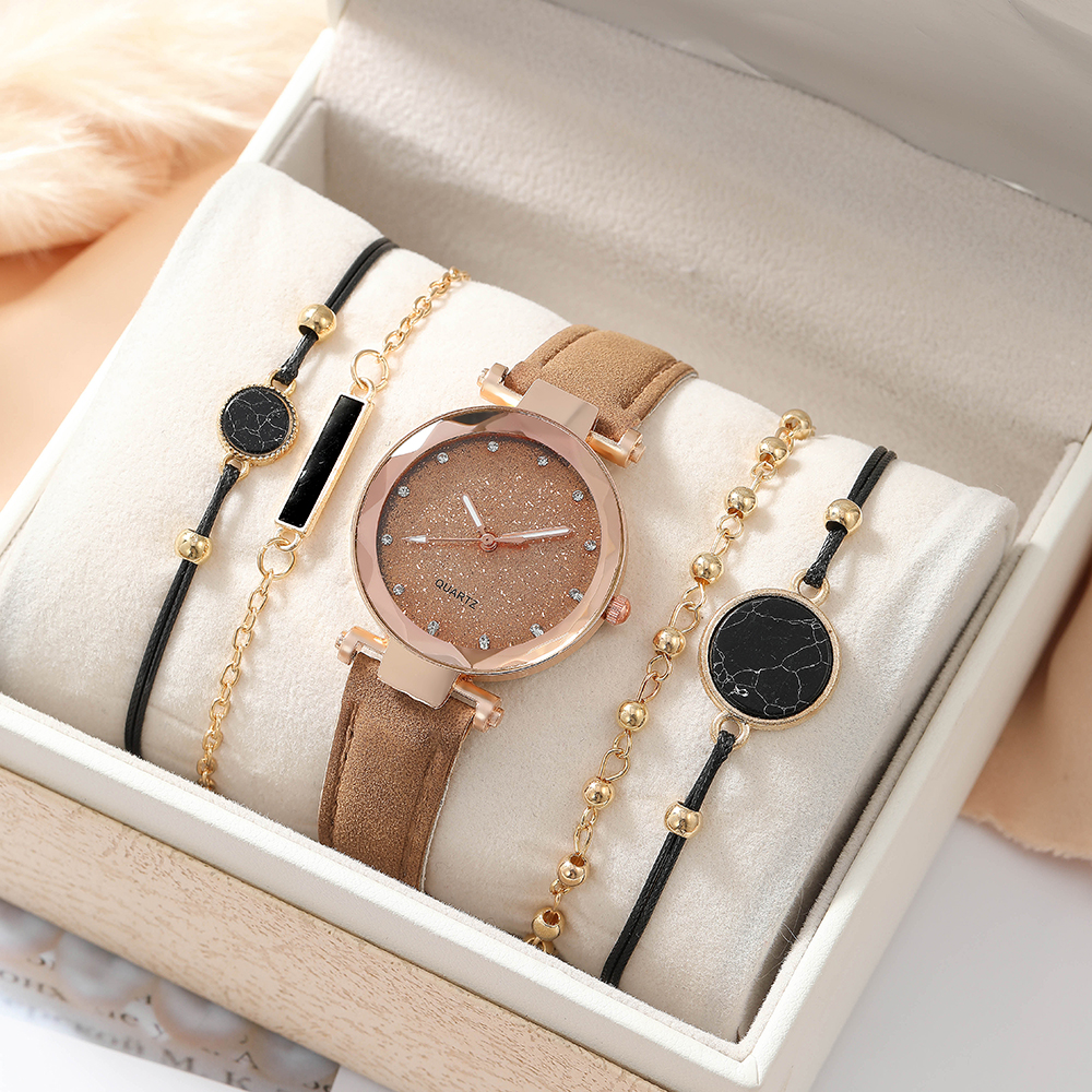 Fashion Solid Color Buckle Quartz Womenu0027s Watches
