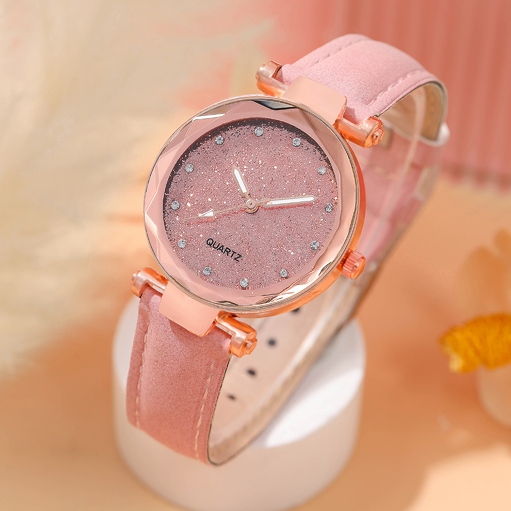 Fashion Solid Color Buckle Quartz Womenu0027s Watches