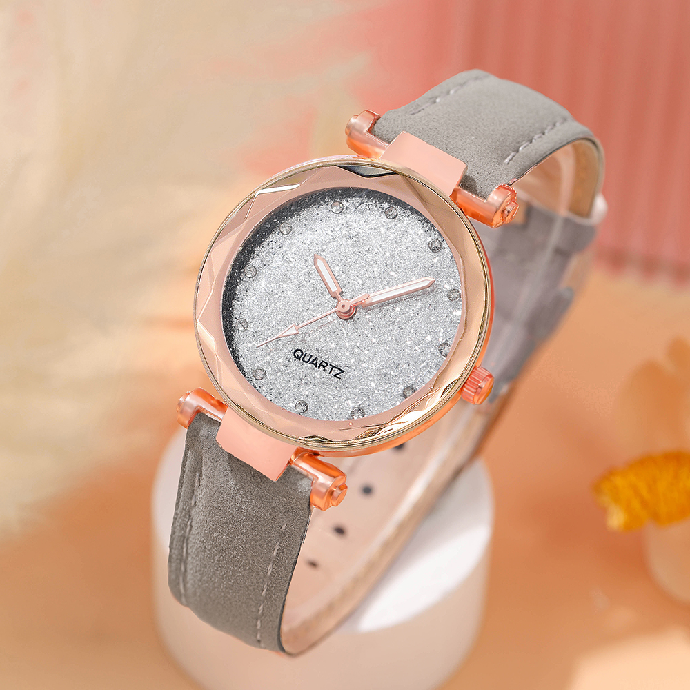 Fashion Solid Color Buckle Quartz Womenu0027s Watches