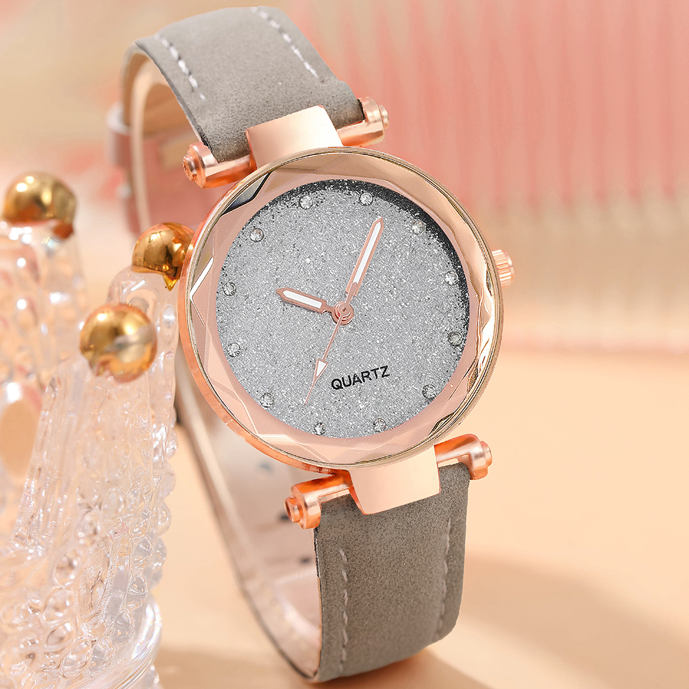 Fashion Solid Color Buckle Quartz Womenu0027s Watches
