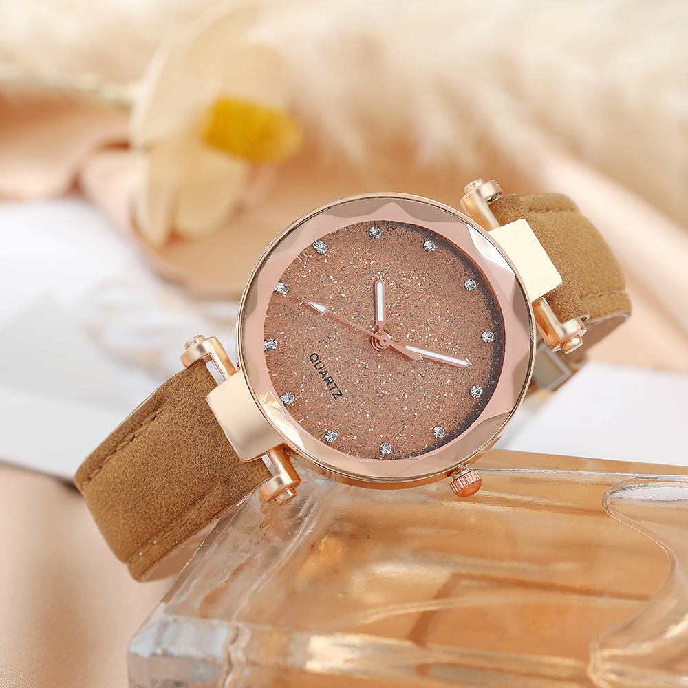 Fashion Solid Color Buckle Quartz Womenu0027s Watches