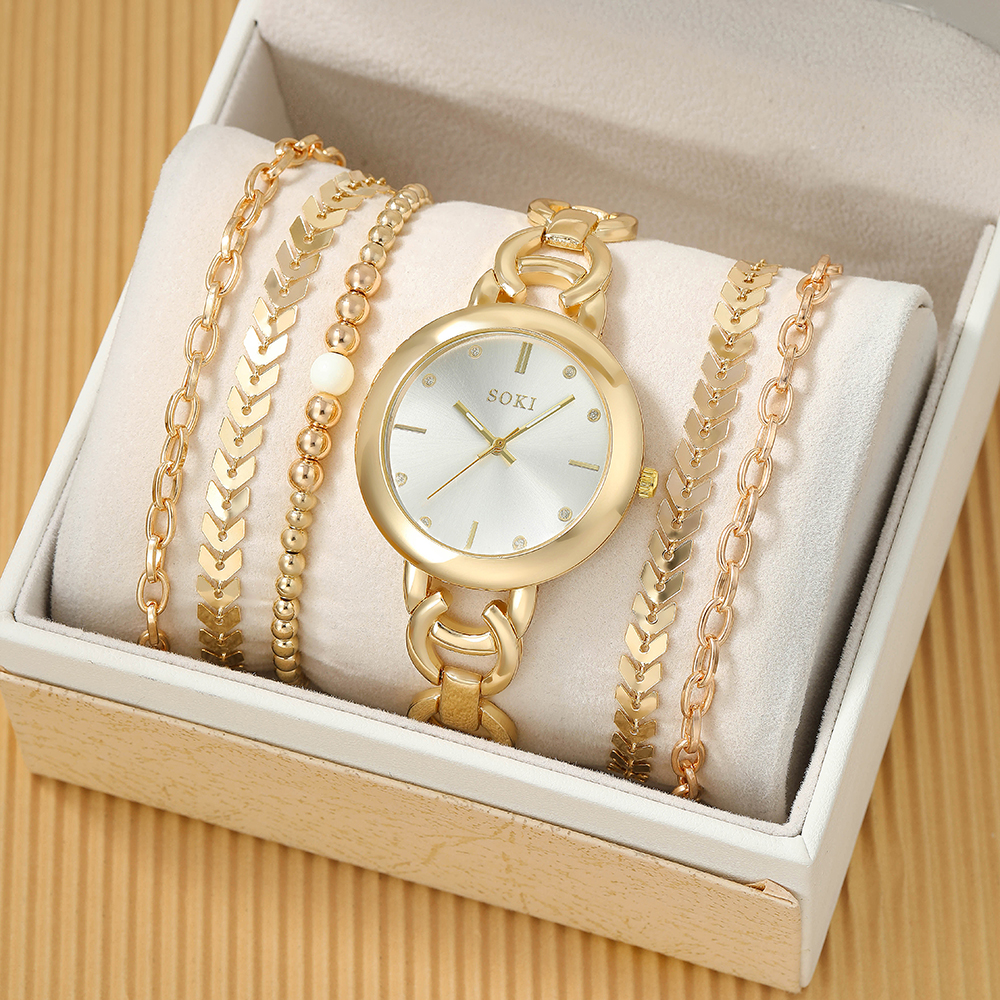 Fashion Solid Color Jewelry Buckle Quartz Womenu0027s Watches