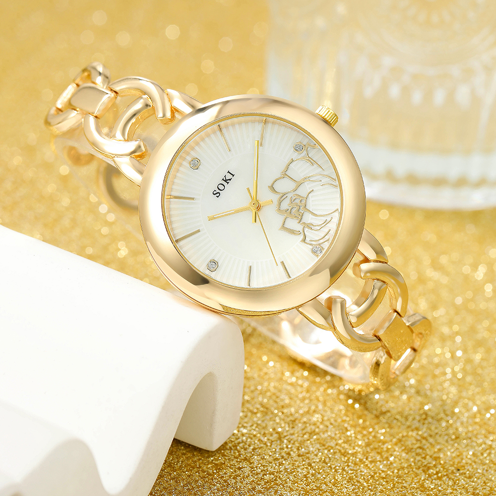 Fashion Solid Color Jewelry Buckle Quartz Womenu0027s Watches